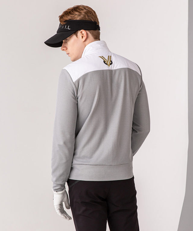 Ardor Padding Jersey Open Jacket displayed on a mannequin, showcasing its lightweight design and stylish look, perfect for golf and casual outings.