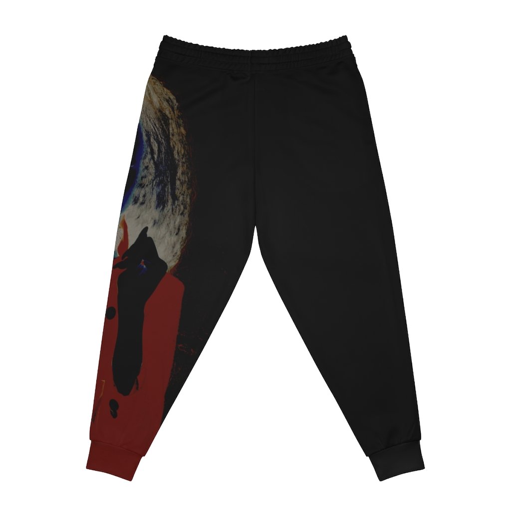 Art Right Cozy Joggers by thelionbody® featuring a stylish all-over print, unisex fit, and double layer side pockets.