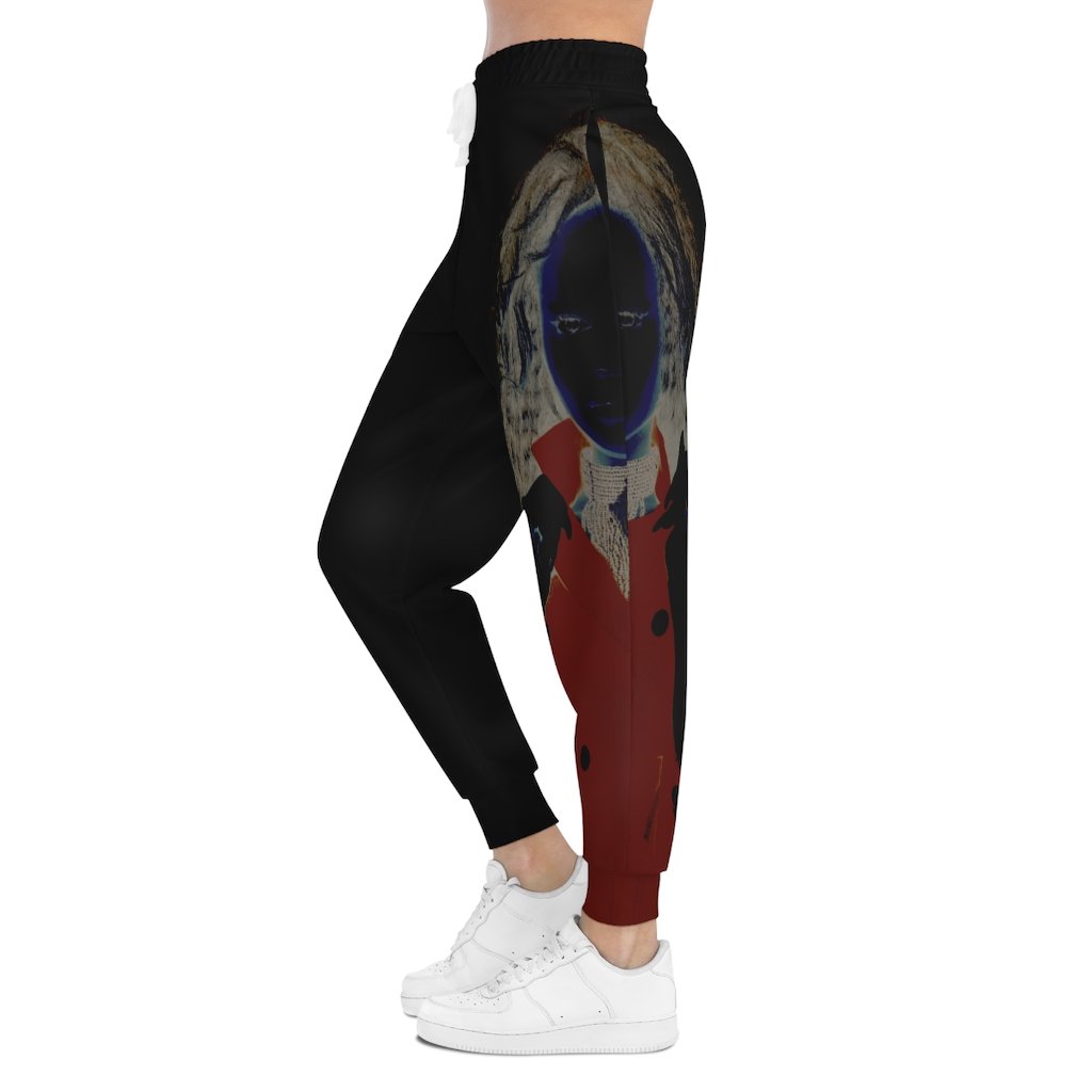 Art Right Cozy Joggers by thelionbody® featuring a stylish all-over print, unisex fit, and double layer side pockets.