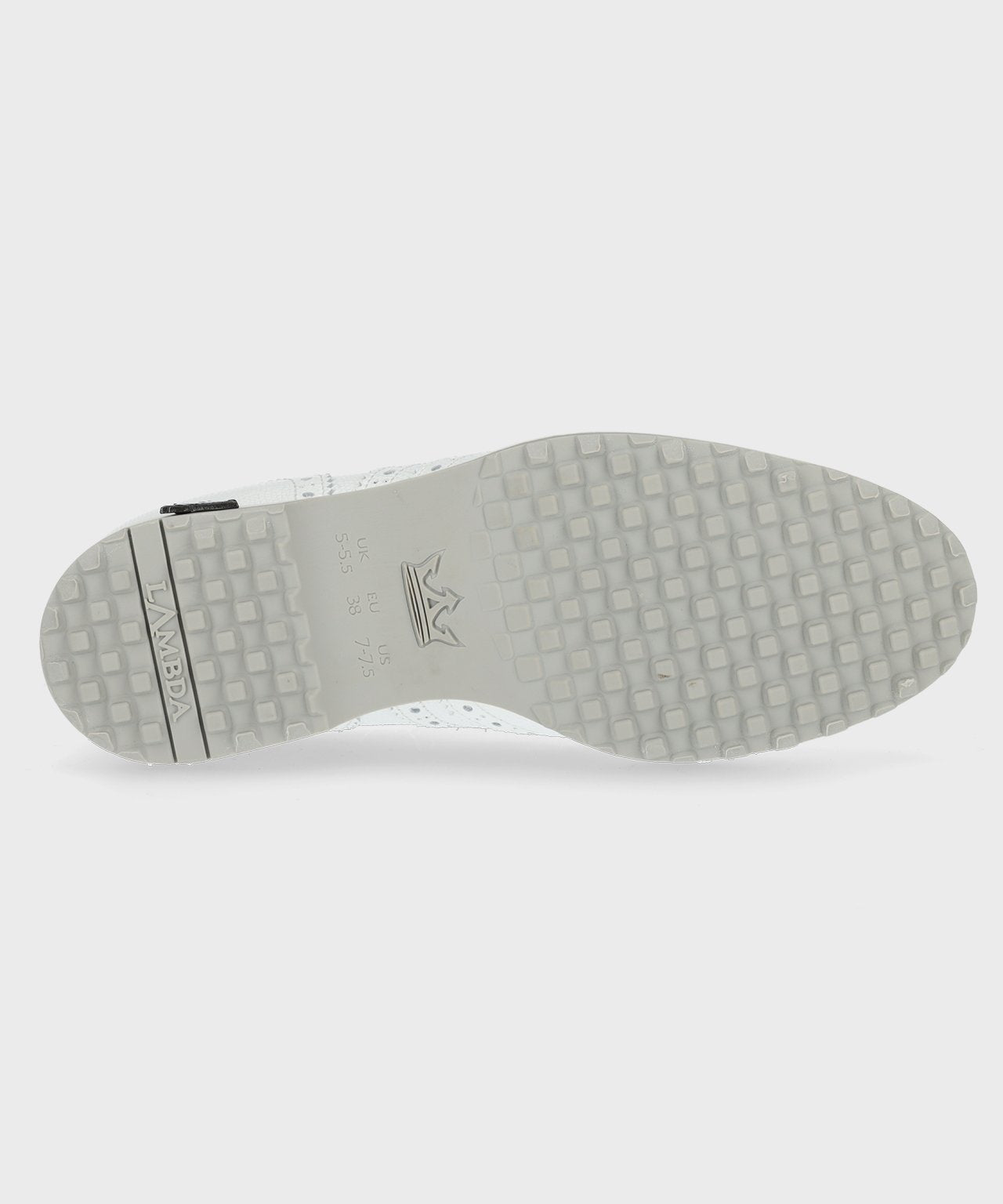 Asti White Ladies golf shoe showcasing premium waterproof leather and spikeless outsole design.