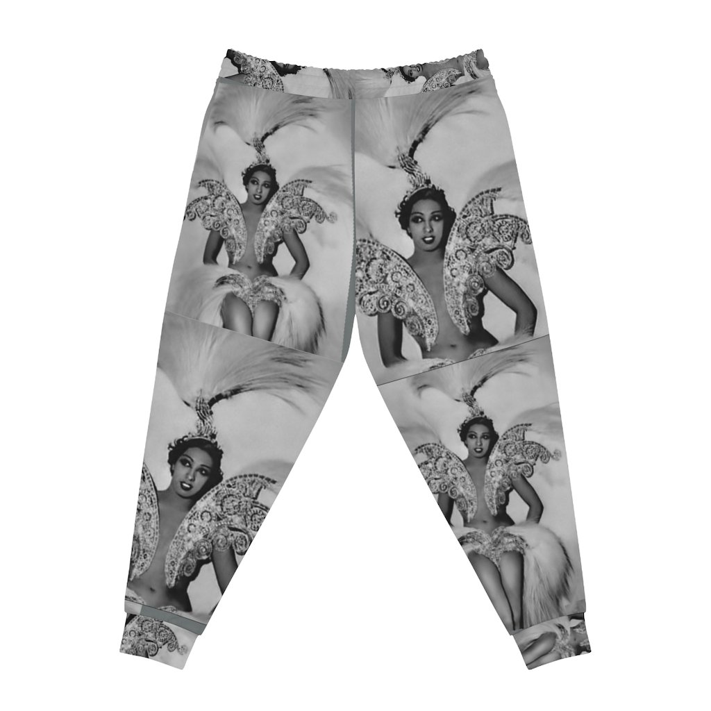 Athletic Joggers Josephine by thelionbody® featuring a stylish all-over-print design, soft fabric, and double layer side pockets.