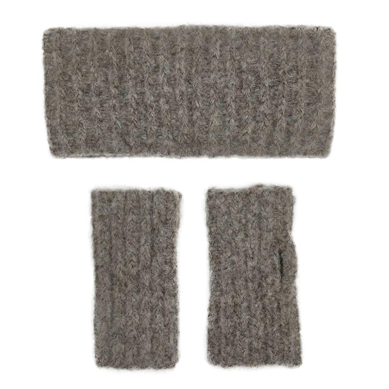 Cozy Autumn Ribbed Alpaca Ear Warmer in rich colors, showcasing its ribbed texture and lightweight design, perfect for winter wear.