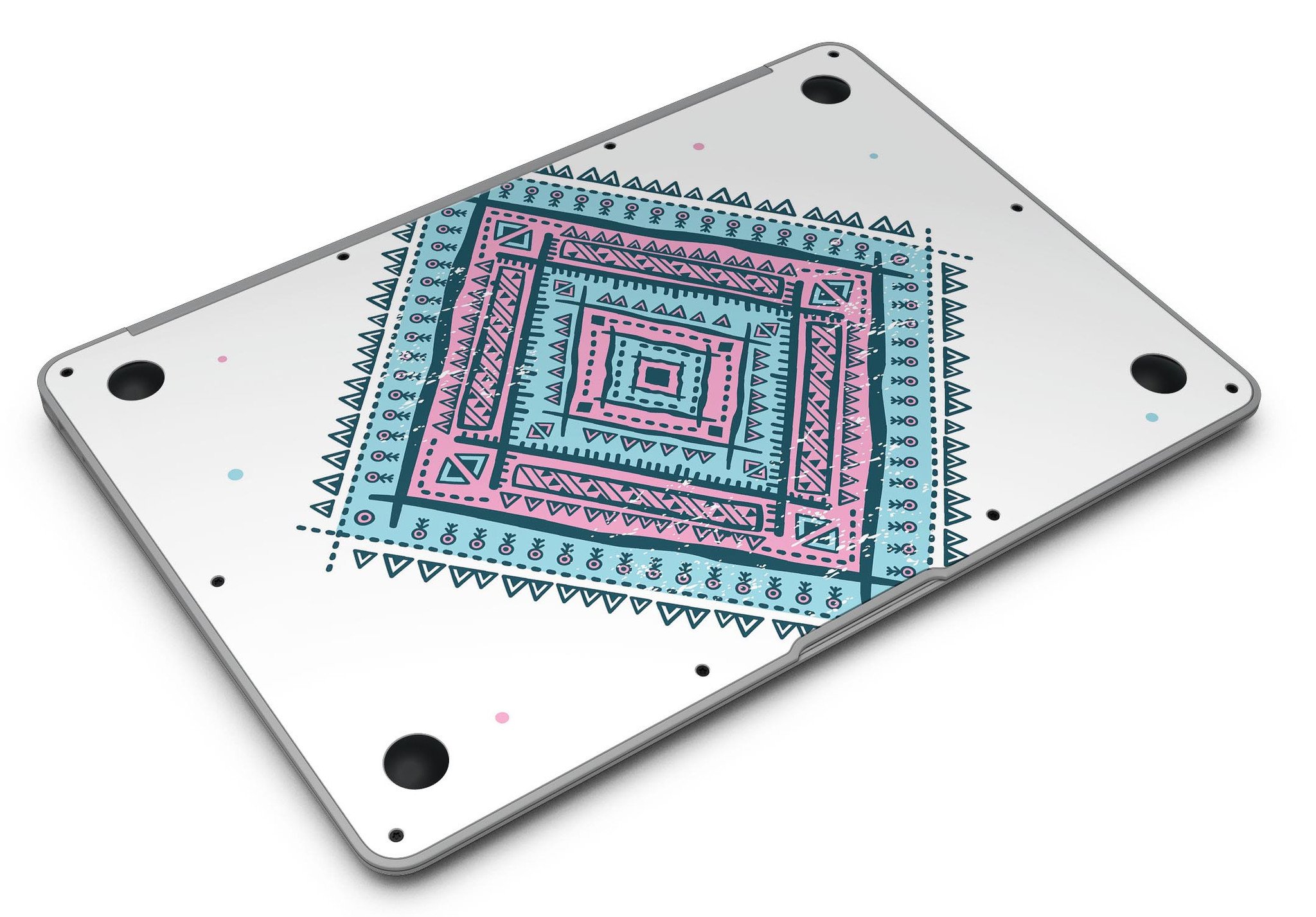 Aztec Diamond MacBook Air Skin Kit showcasing premium vinyl design with gloss finish.