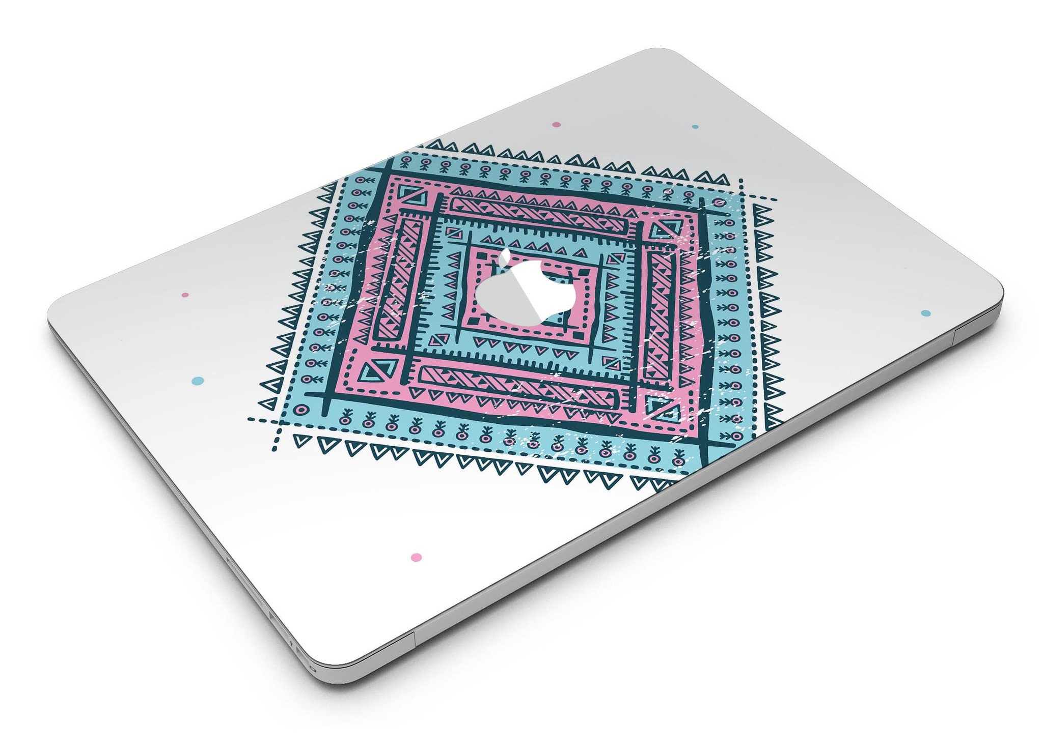 Aztec Diamond MacBook Air Skin Kit showcasing premium vinyl design with gloss finish.