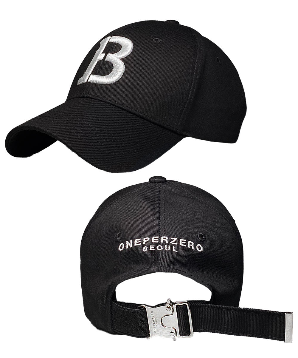 B3 Banding Buckle Ballcap featuring a signature logo, rubber band, and 25mm cobra buckle, perfect for stylish outdoor wear.