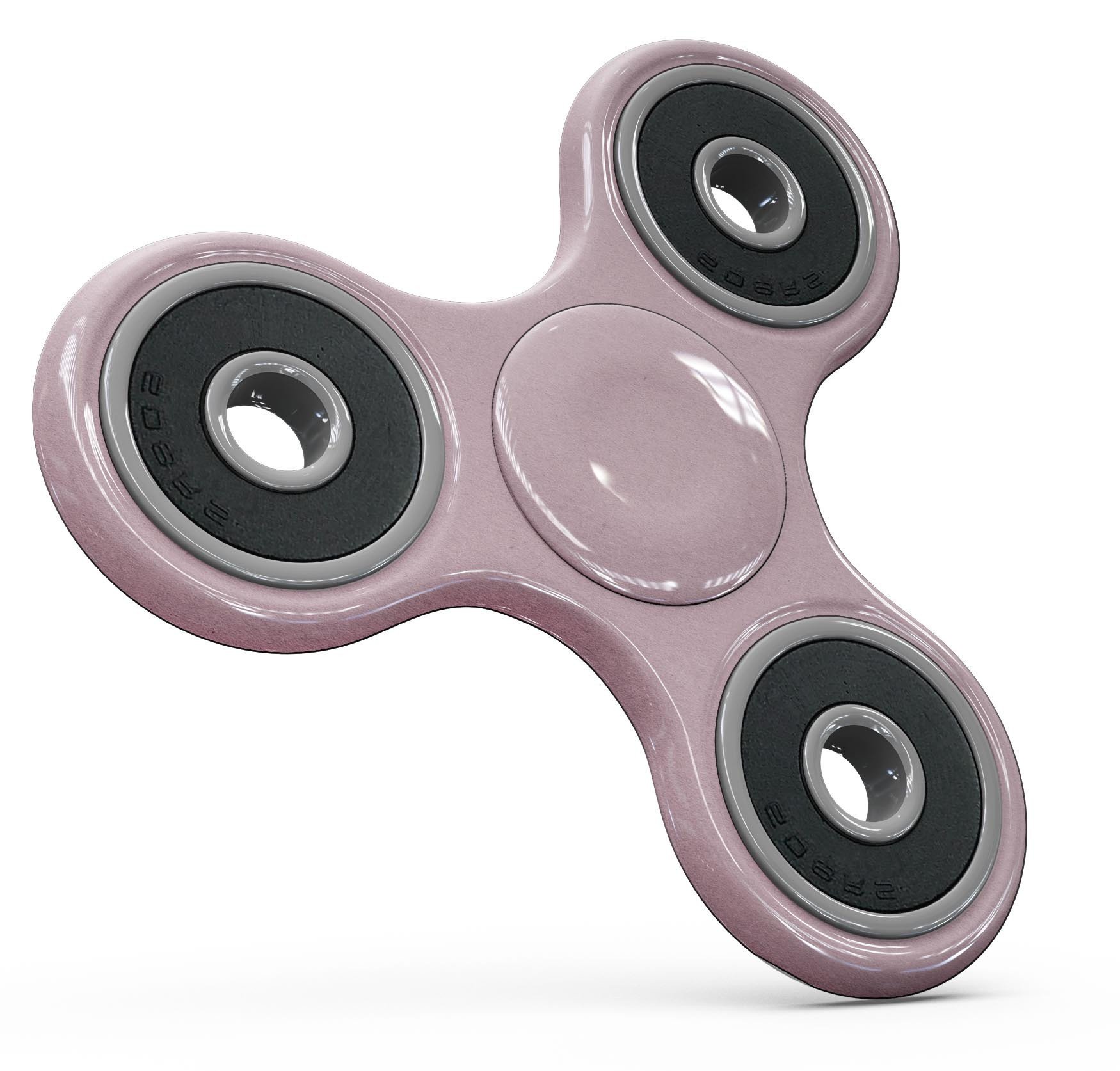 Baby Pink Solid Surface Full-Body Fidget Spinner Skin-Kit showcasing its vibrant color and premium vinyl material.