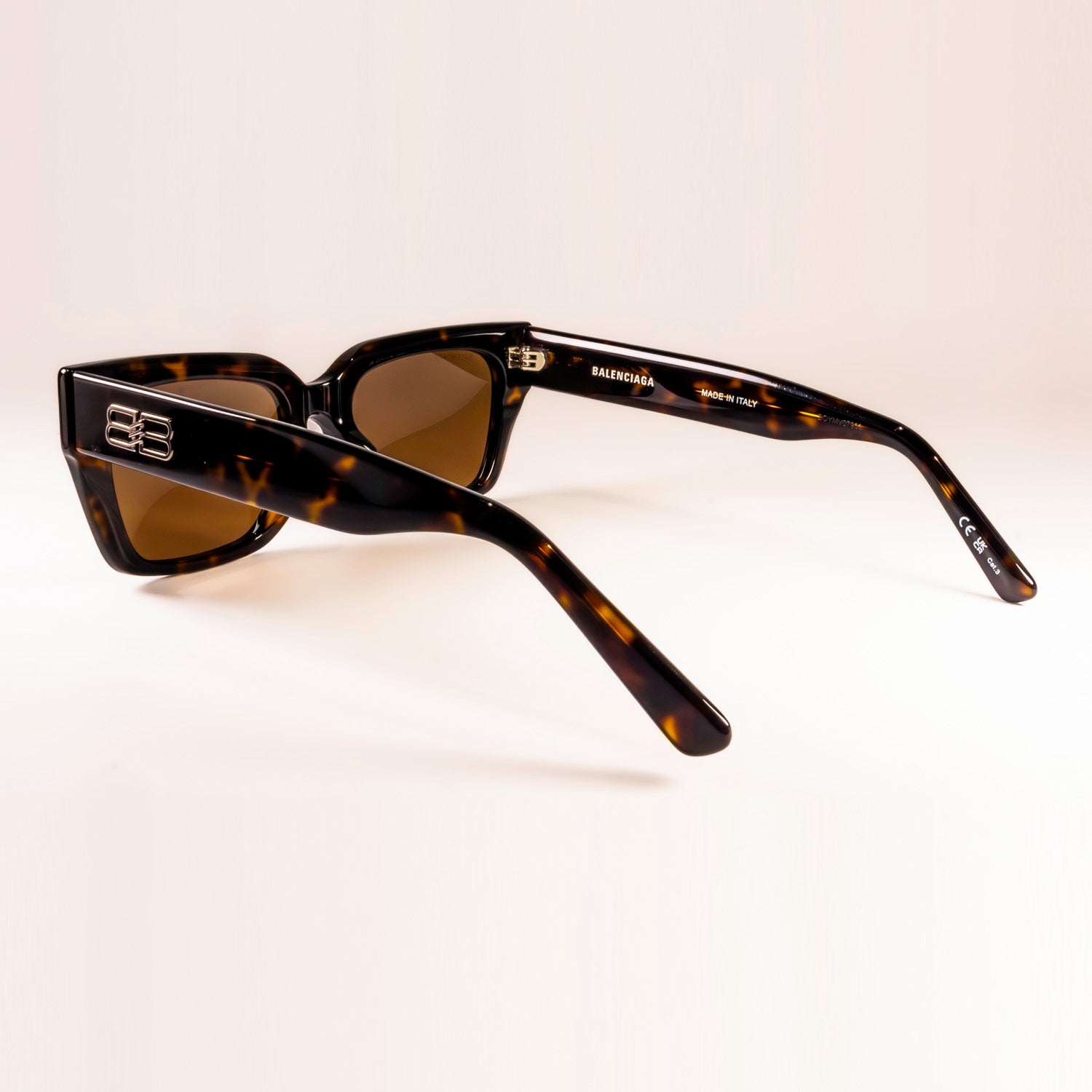 BALENCIAGA SUNGLASSES BB0272SA featuring a rectangular acetate frame with premium lenses.