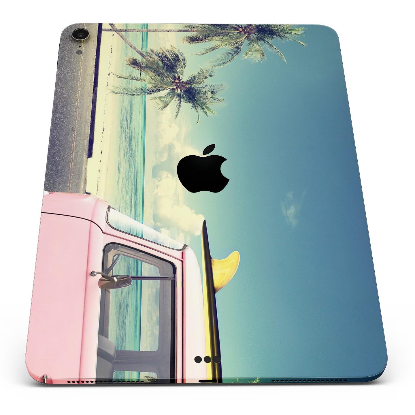 Beach Trip full body skin decal for Apple iPad Pro 12.9" and 11", featuring vibrant beach-themed design and premium 3M materials.