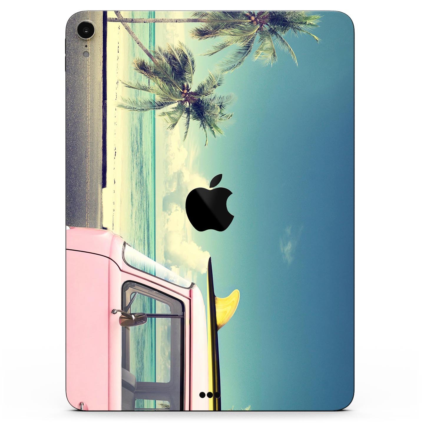 Beach Trip full body skin decal for Apple iPad Pro 12.9" and 11", featuring vibrant beach-themed design and premium 3M materials.