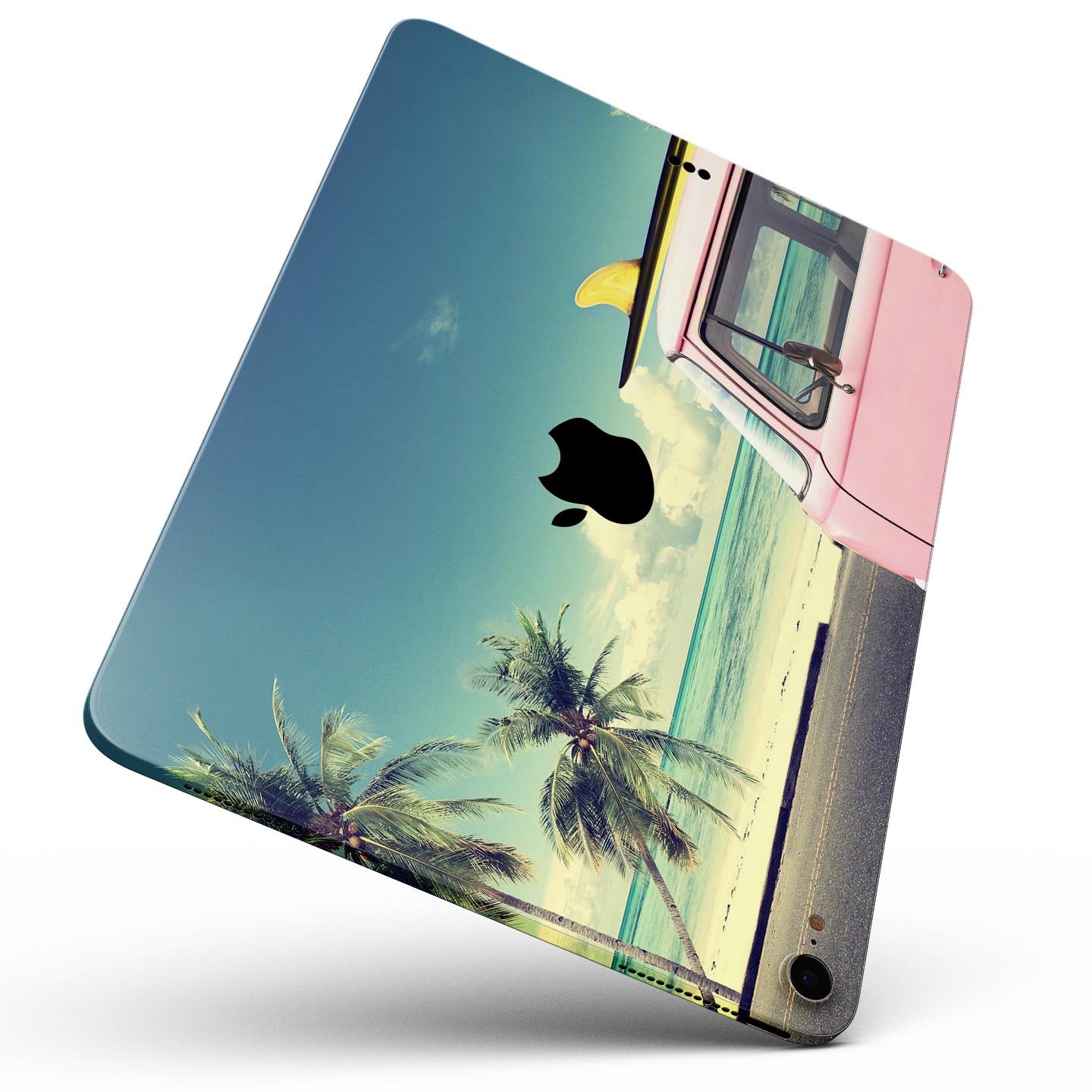 Beach Trip full body skin decal for Apple iPad Pro 12.9" and 11", featuring vibrant beach-themed design and premium 3M materials.