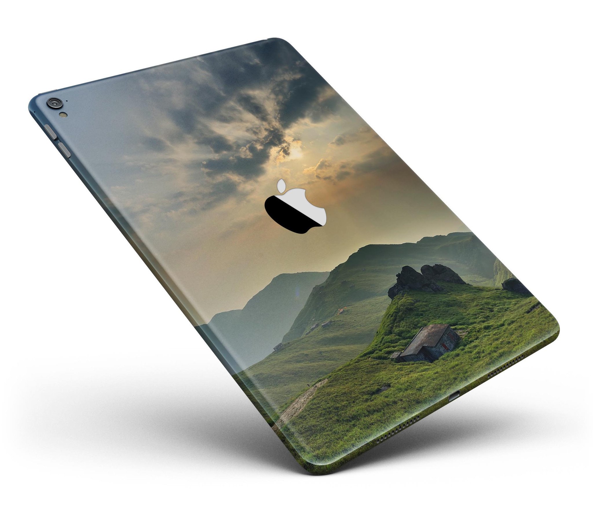 Beautiful Countryside Full Body Skin for iPad Pro, showcasing vibrant countryside design and premium vinyl material.