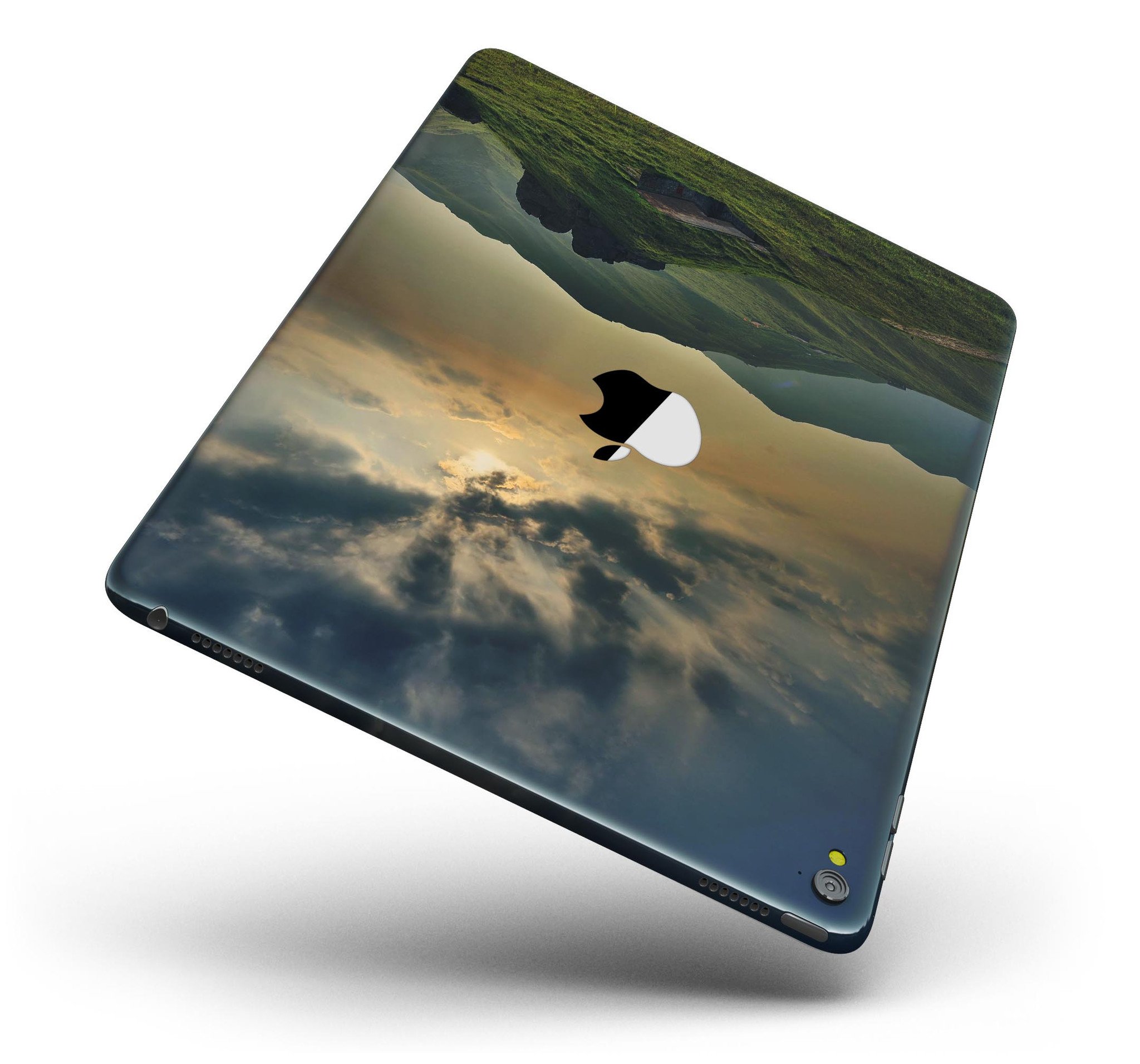 Beautiful Countryside Full Body Skin for iPad Pro, showcasing vibrant countryside design and premium vinyl material.