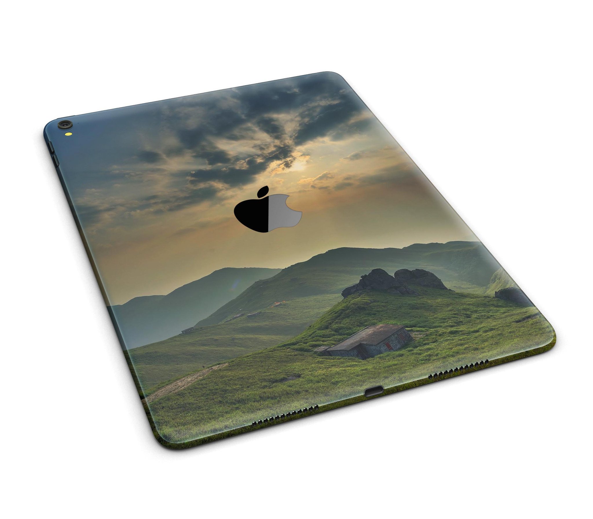 Beautiful Countryside Full Body Skin for iPad Pro, showcasing vibrant countryside design and premium vinyl material.