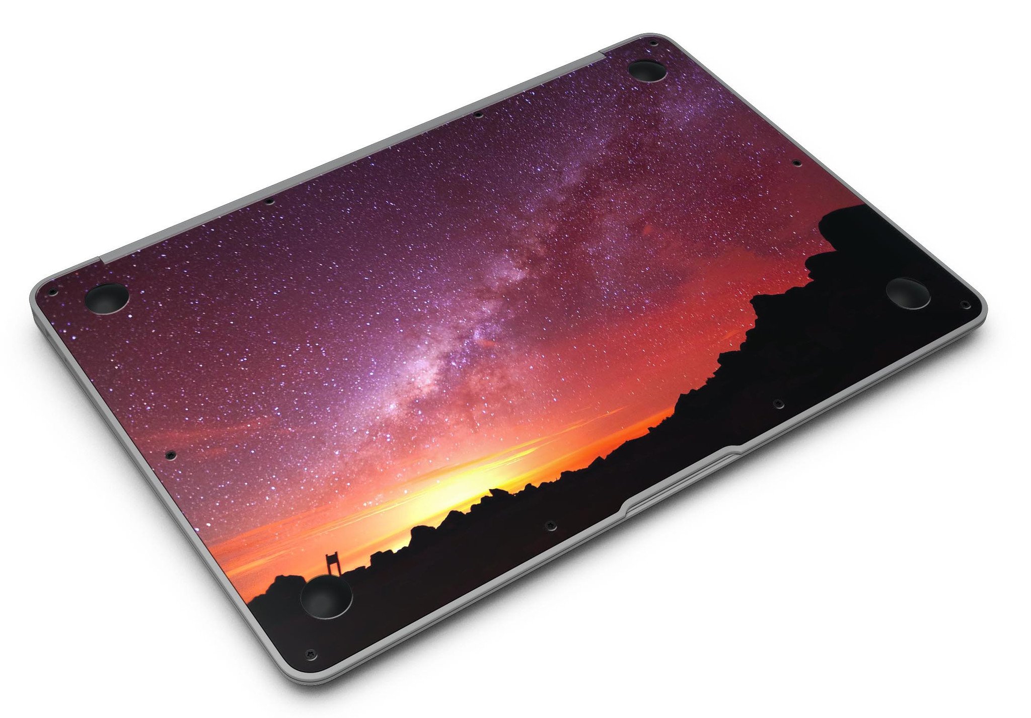 Beautiful Milky Way Sunset skin kit for MacBook Air, showcasing vibrant colors and intricate design for stylish protection.