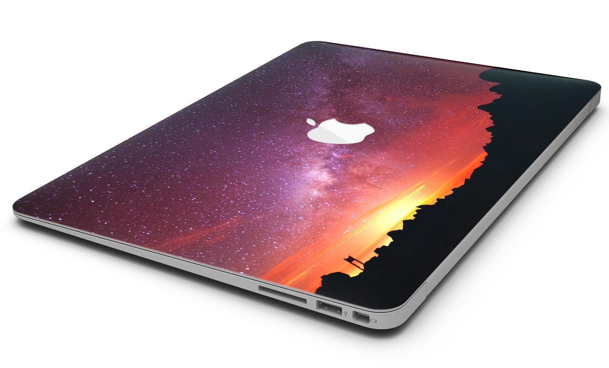 Beautiful Milky Way Sunset skin kit for MacBook Air, showcasing vibrant colors and intricate design for stylish protection.