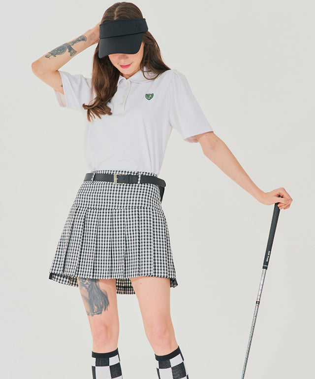 BENECIA 12 Avenue Check Culottes in Black, featuring a stylish check pattern and comfortable fabric blend.