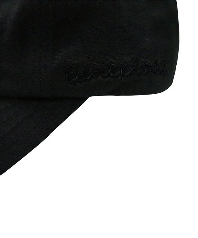 BENECIA 12 Birdie Ball Cap in Black, made from 100% polyester, featuring a sleek design suitable for outdoor activities.