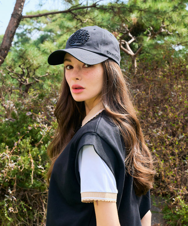 BENECIA 12 Birdie Ball Cap in Black, made from 100% polyester, featuring a sleek design suitable for outdoor activities.