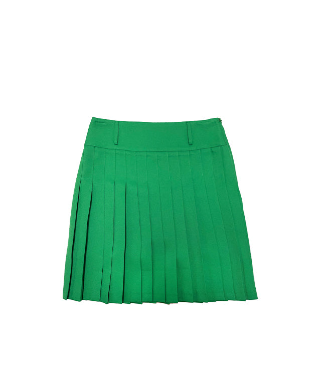 BENECIA 12 Cera Skirt in Green, showcasing its elegant design and fabric texture.