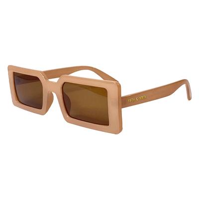 Berlin Sunglasses featuring a modern rectangular frame with UV protection.