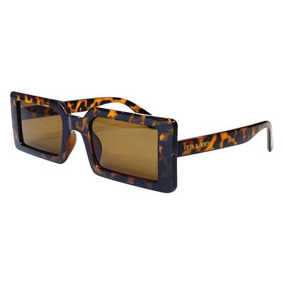 Berlin Sunglasses featuring a modern rectangular frame with UV protection.