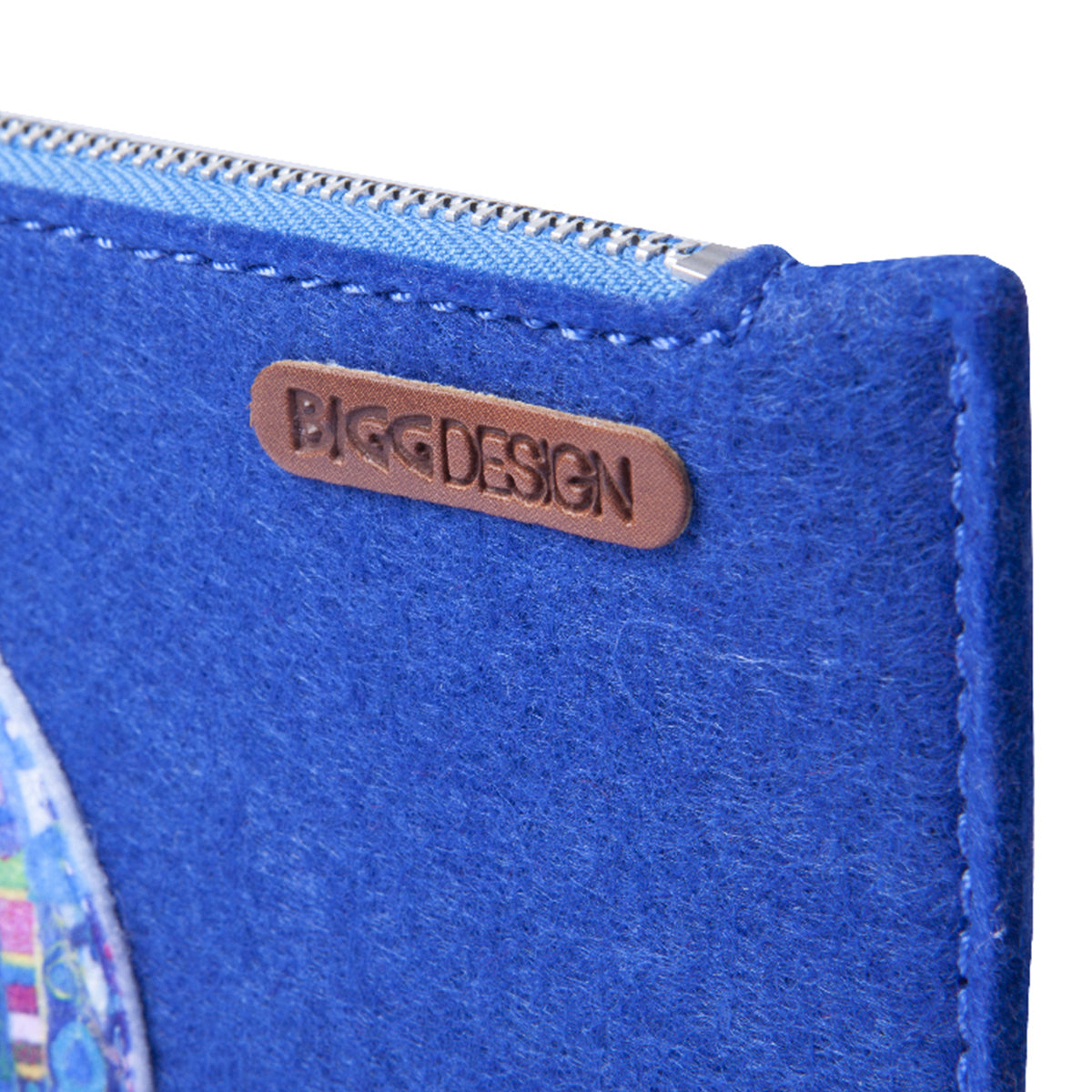 Biggdesign Blue Water Damen Kosmetiktasche in Blau, aus strapazierfähigem Filzstoff, ideal für Kosmetika und Reisen, Größe 24x16 cm.