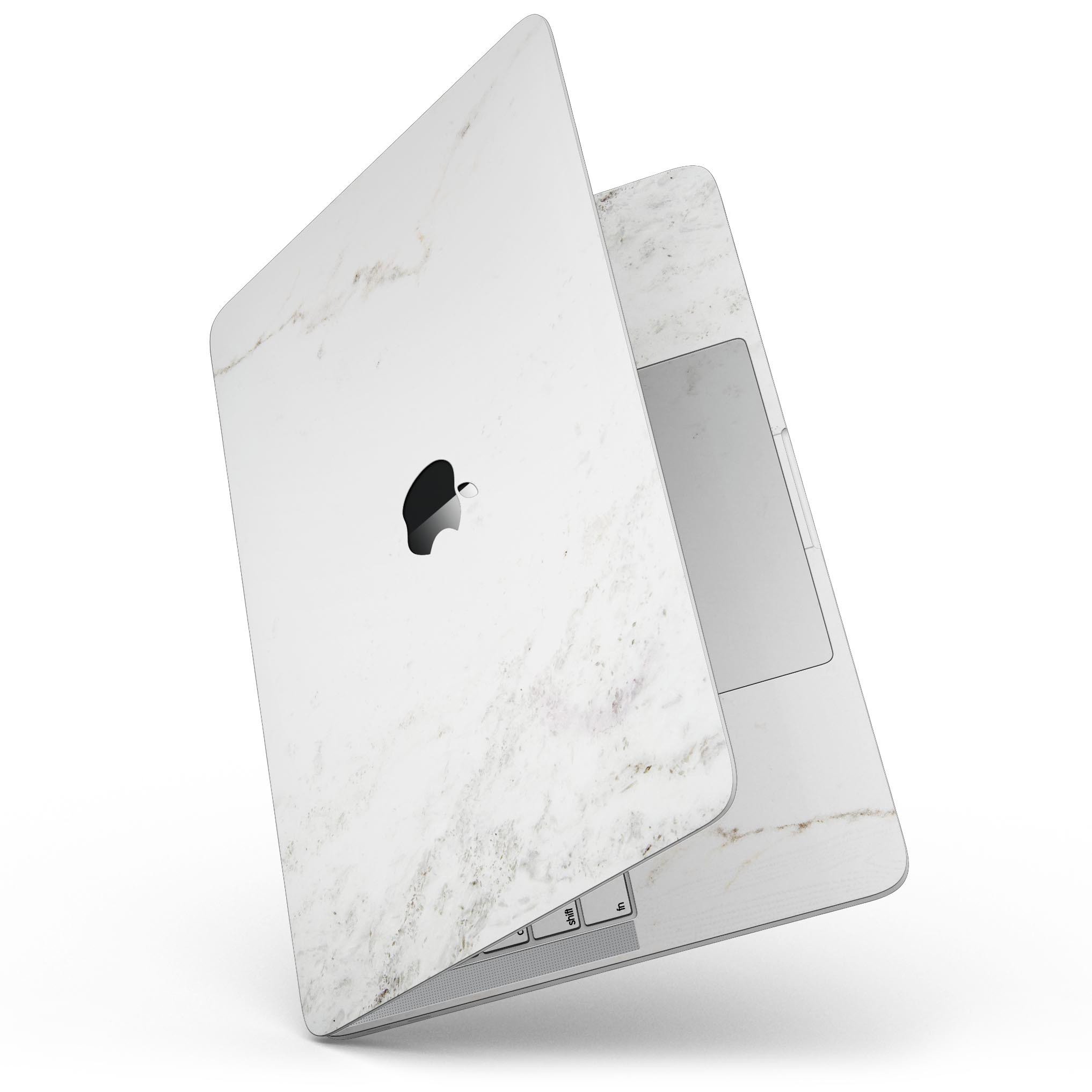 Bland Marble Surface skin for 13" MacBook Pro without Touch Bar, showcasing a stylish marble design.