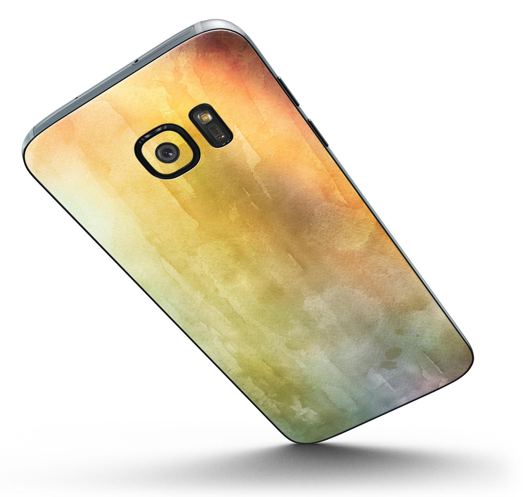 Blotted 672534 Absorbed Watercolor Texture skin for Samsung Galaxy S7, showcasing vibrant colors and a sleek design.