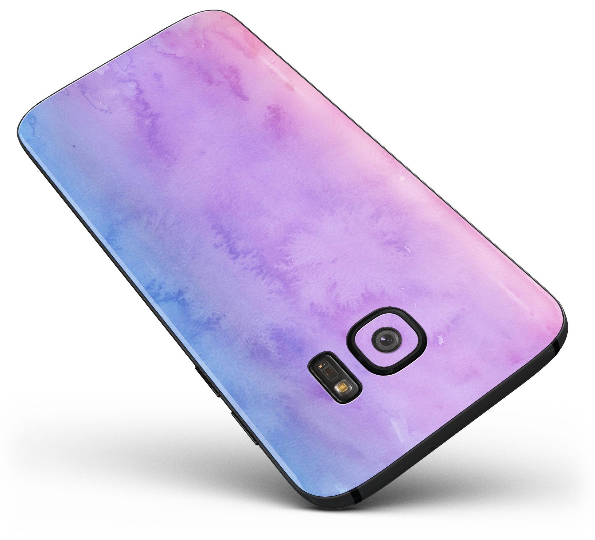 Blotted 6836432 Absorbed Watercolor Texture skin for Samsung Galaxy S7, showcasing vibrant colors and a sleek design.