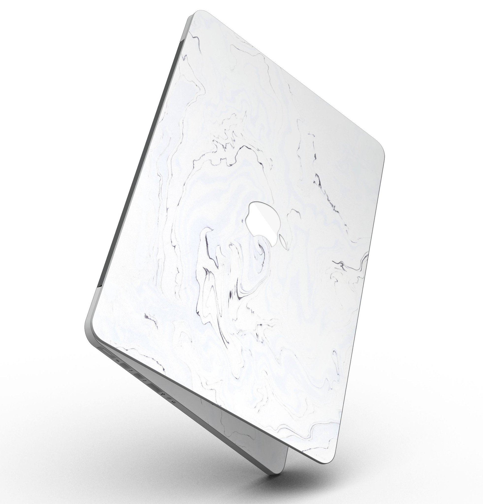 Blue 22 Textured Marble skin for MacBook Pro with Retina Display, showcasing a stylish marble design that protects the device.