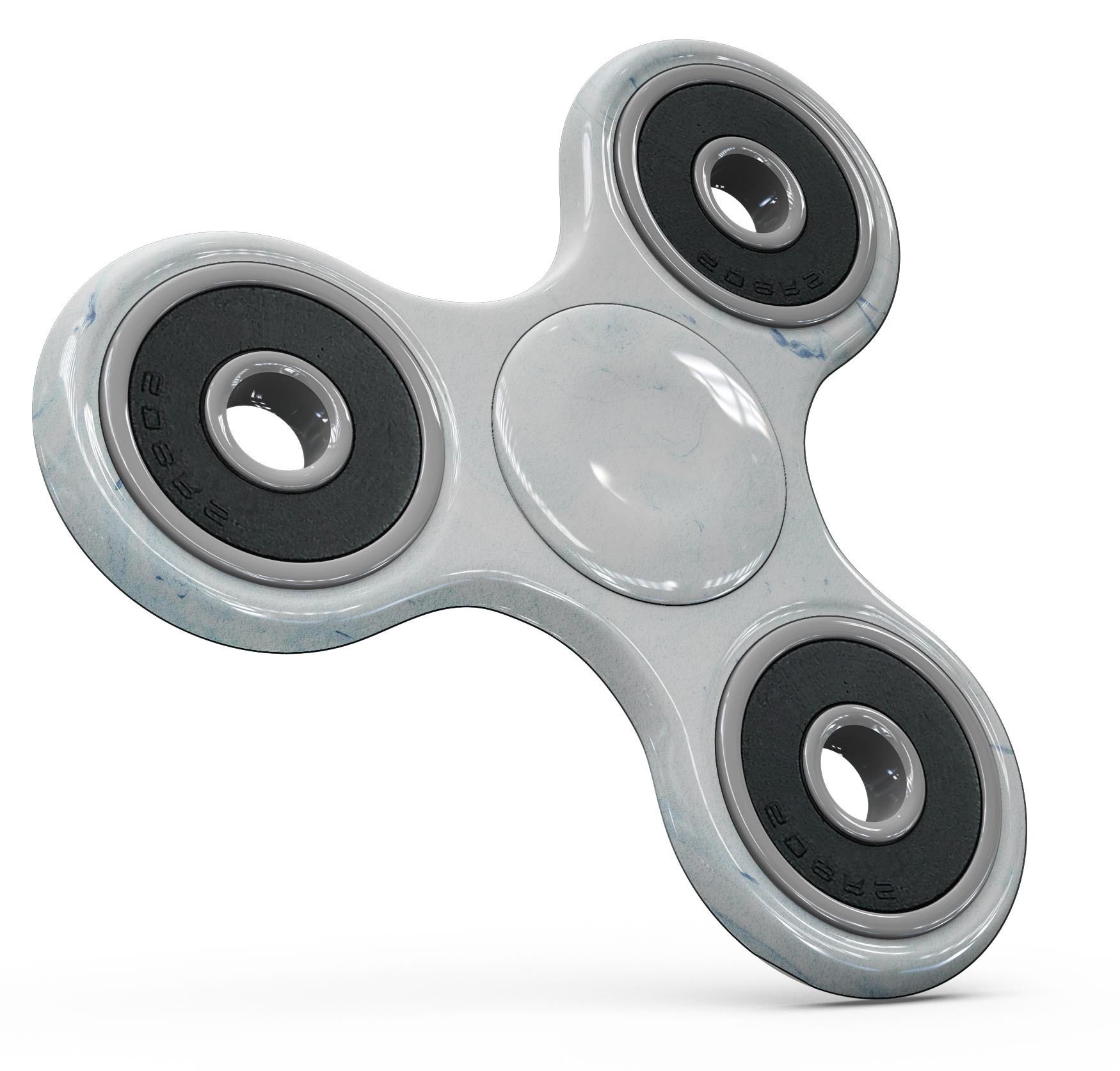 Blue 87 Textured Marble Full-Body Skin-Kit for fidget spinner, showcasing a stylish marble design.