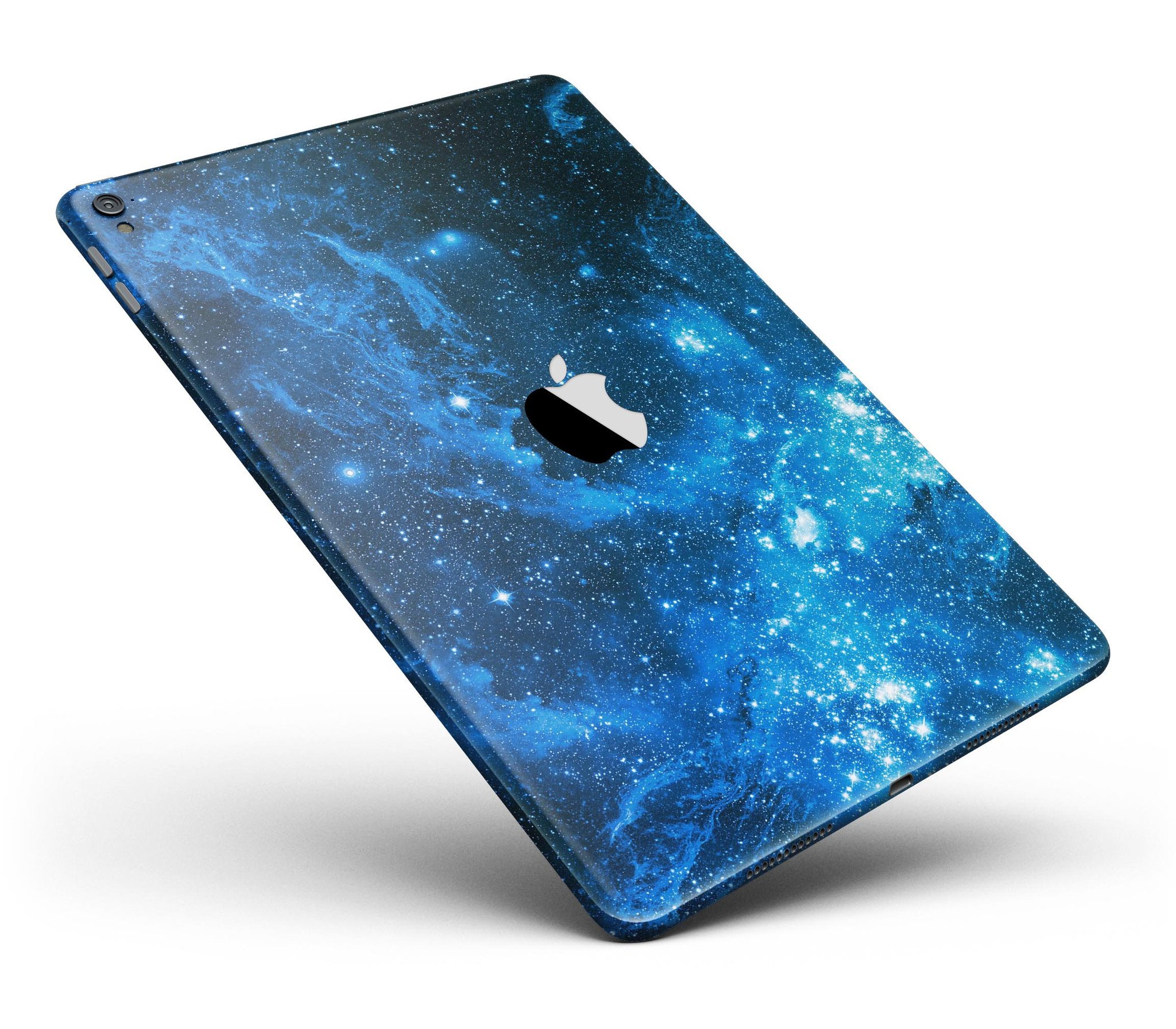 Blue Hue Nebula Full Body Skin for iPad Pro, showcasing vibrant colors and sleek design.