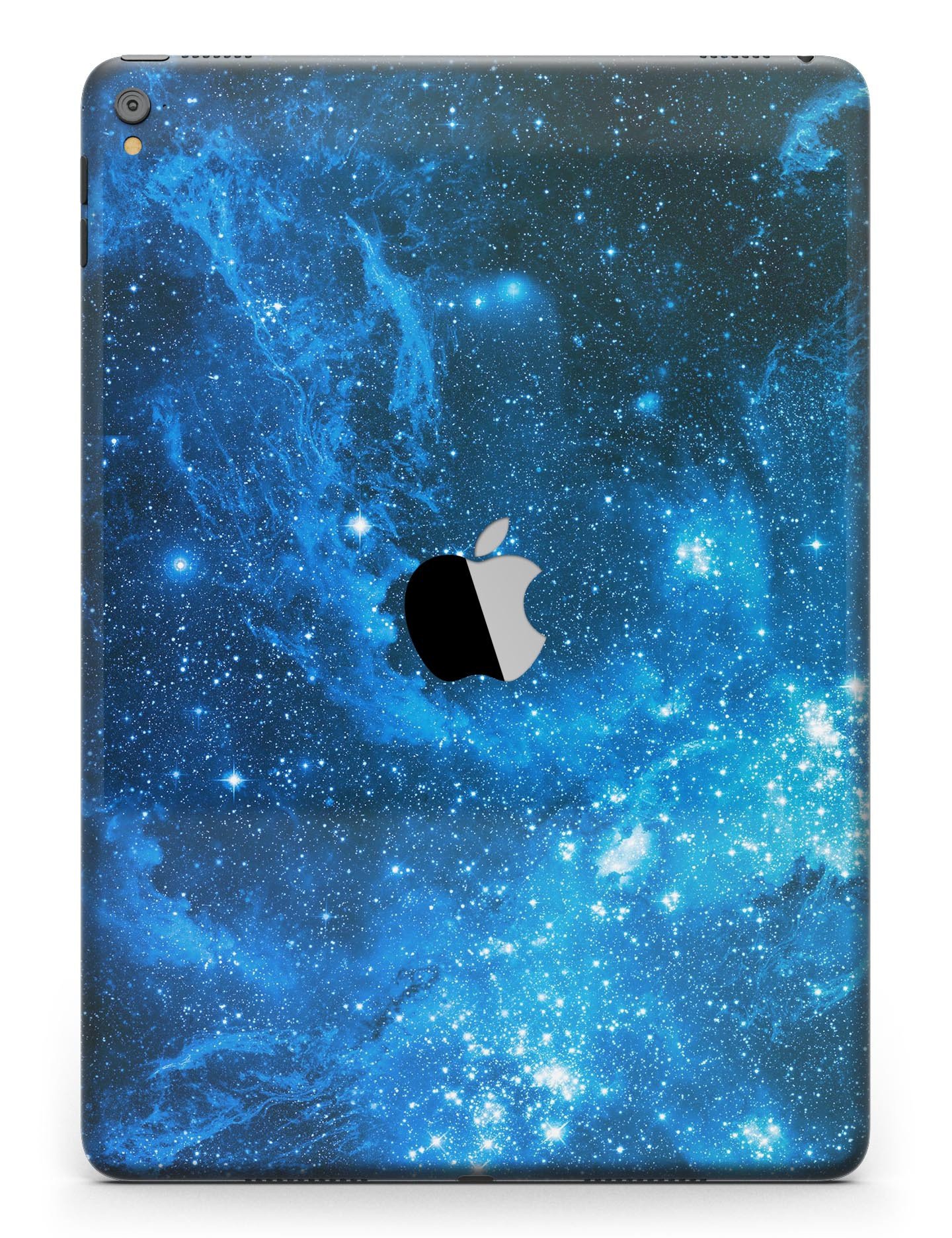 Blue Hue Nebula Full Body Skin for iPad Pro, showcasing vibrant colors and sleek design.