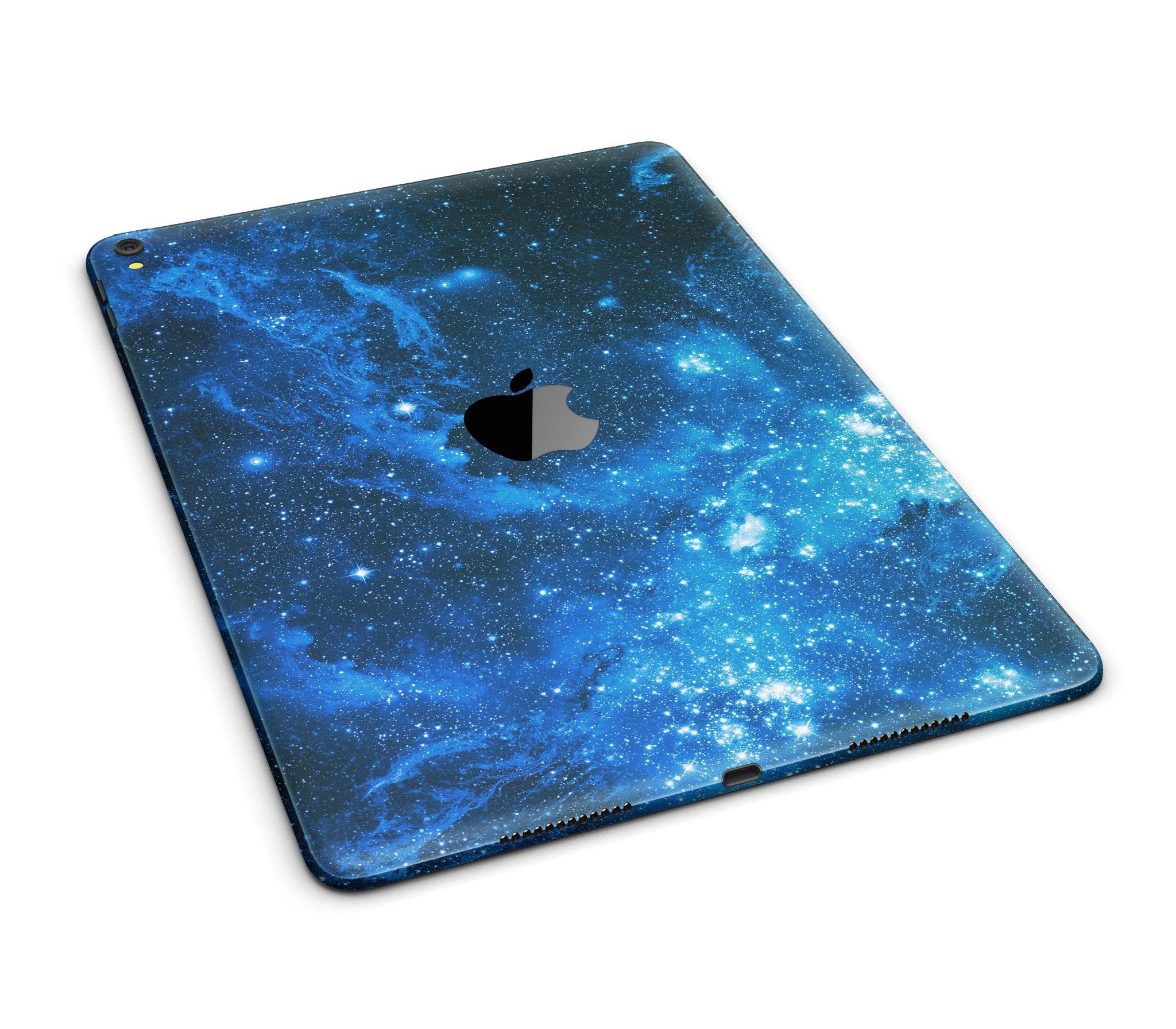 Blue Hue Nebula Full Body Skin for iPad Pro, showcasing vibrant colors and sleek design.