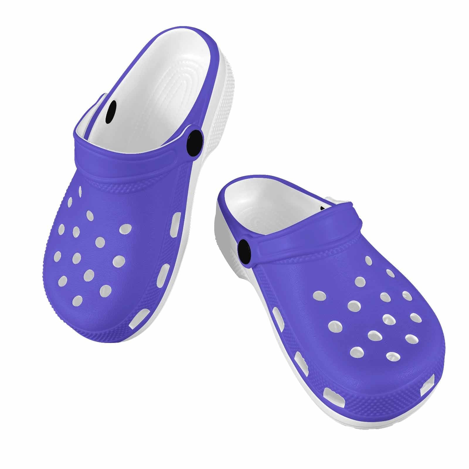 Blue Iris Clogs for Youth featuring a lightweight design, breathable material, and cushioned sole, perfect for active kids.