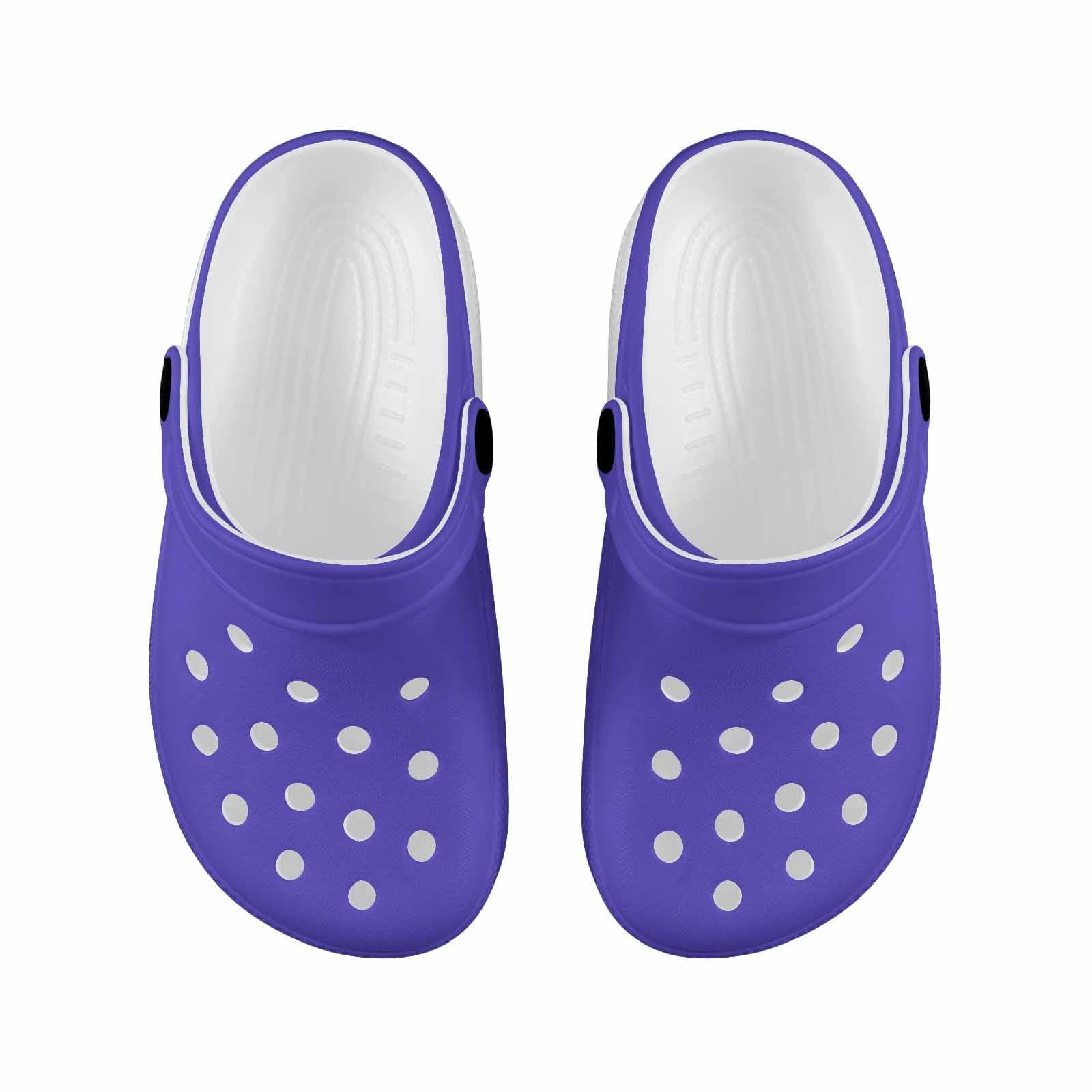 Blue Iris Clogs for Youth featuring a lightweight design, breathable material, and cushioned sole, perfect for active kids.