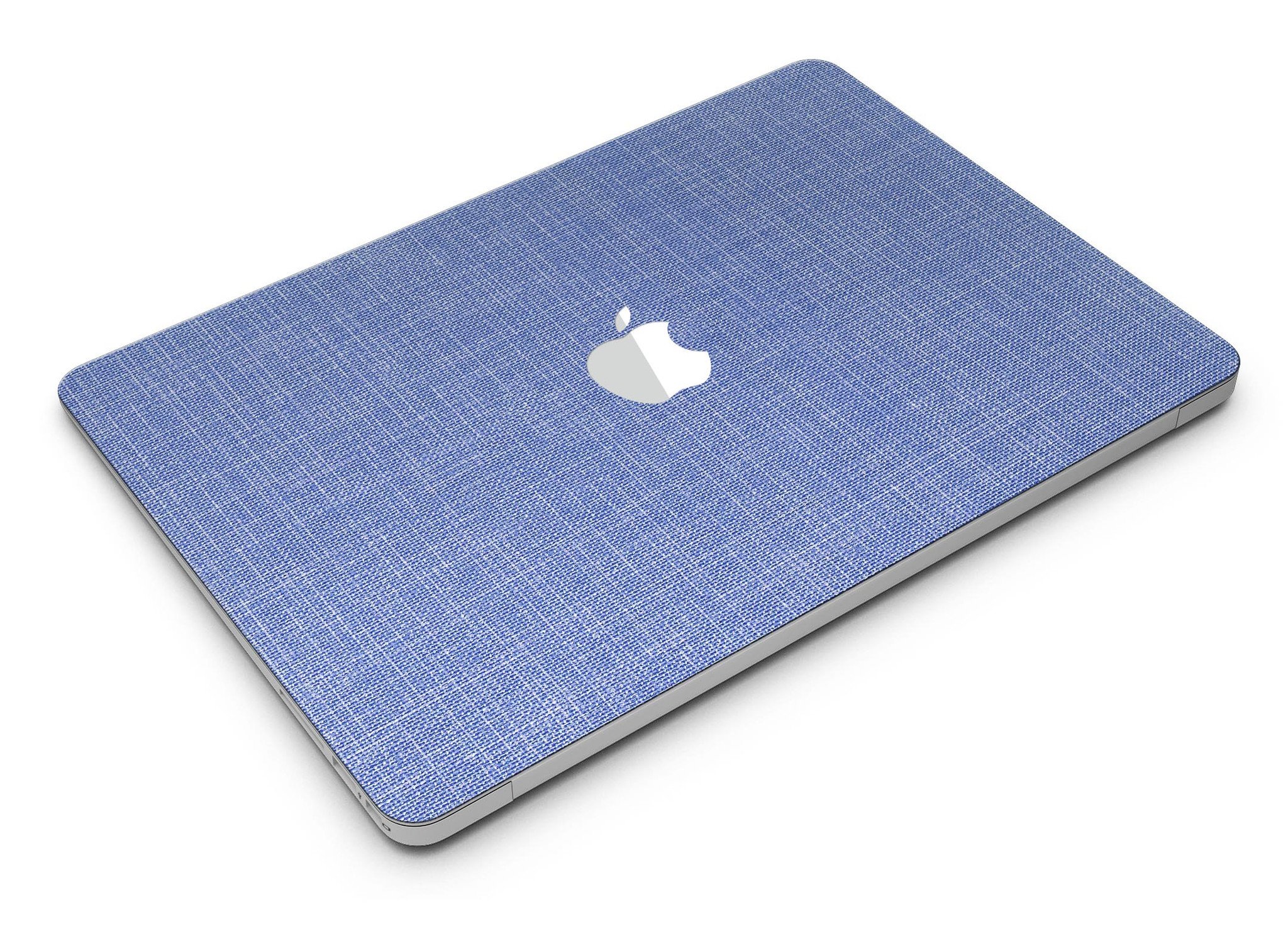 Blue Jean Overall Pattern Skin Kit for MacBook Air, showcasing stylish design and premium vinyl material.