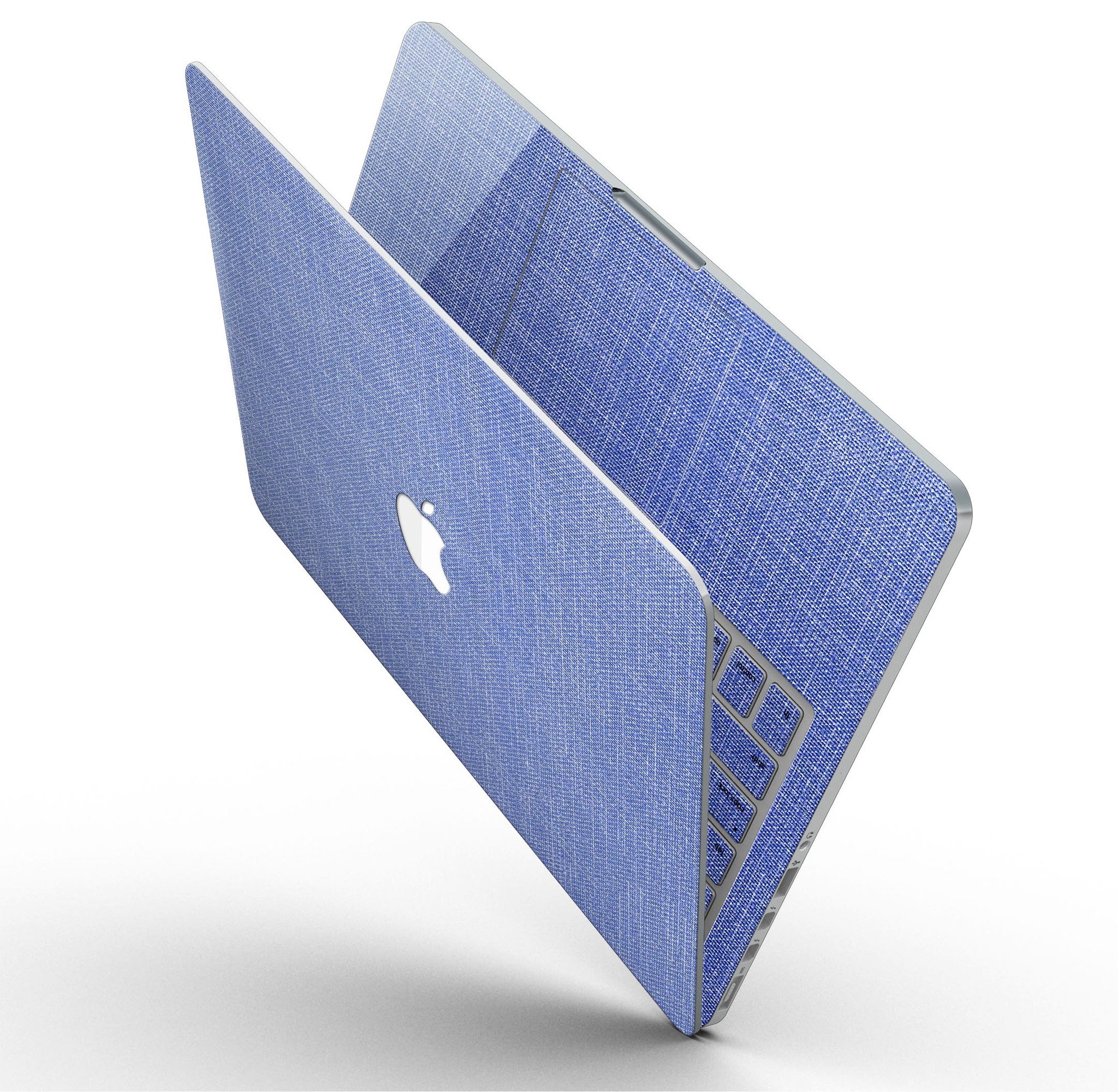 Blue Jean Overall Pattern skin for MacBook Pro with Retina Display, showcasing stylish denim design and precise cut for perfect fit.