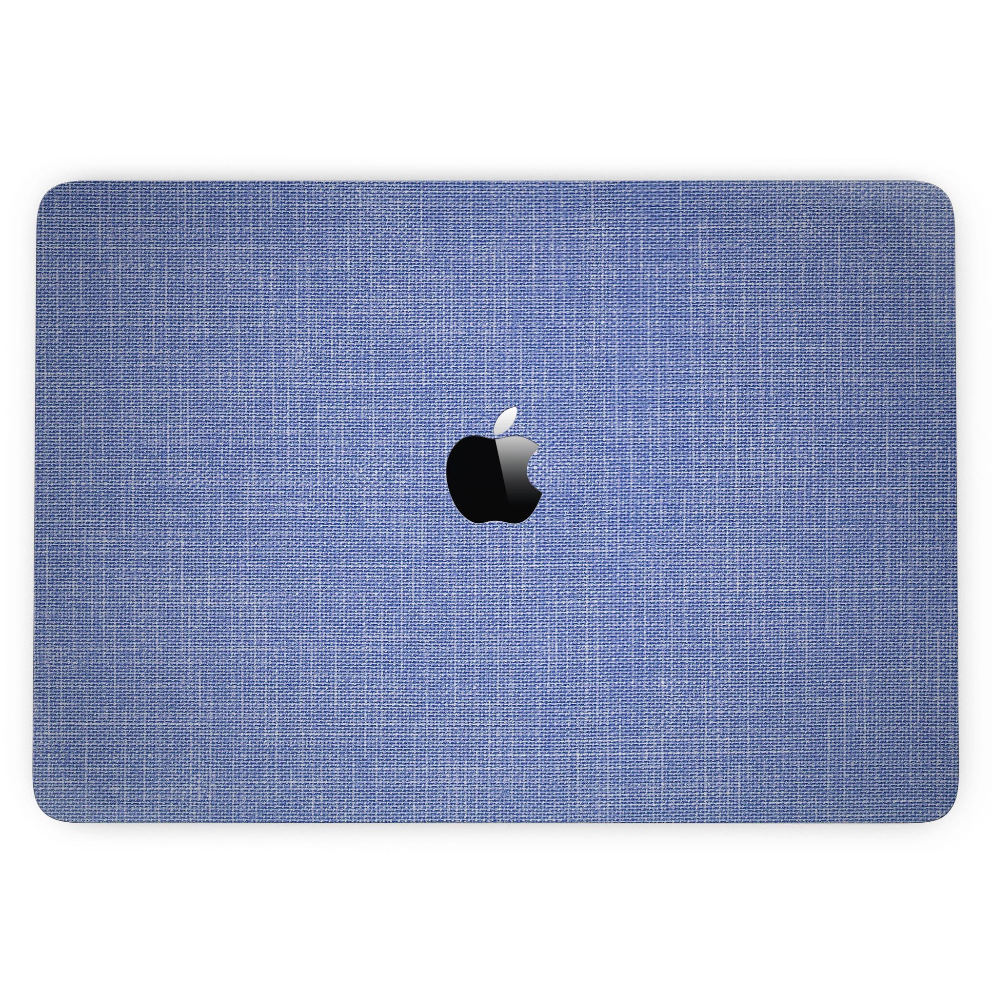 Blue Jean Overall Pattern skin for MacBook Pro with Touch Bar, showcasing a stylish denim design that fits perfectly on the device.