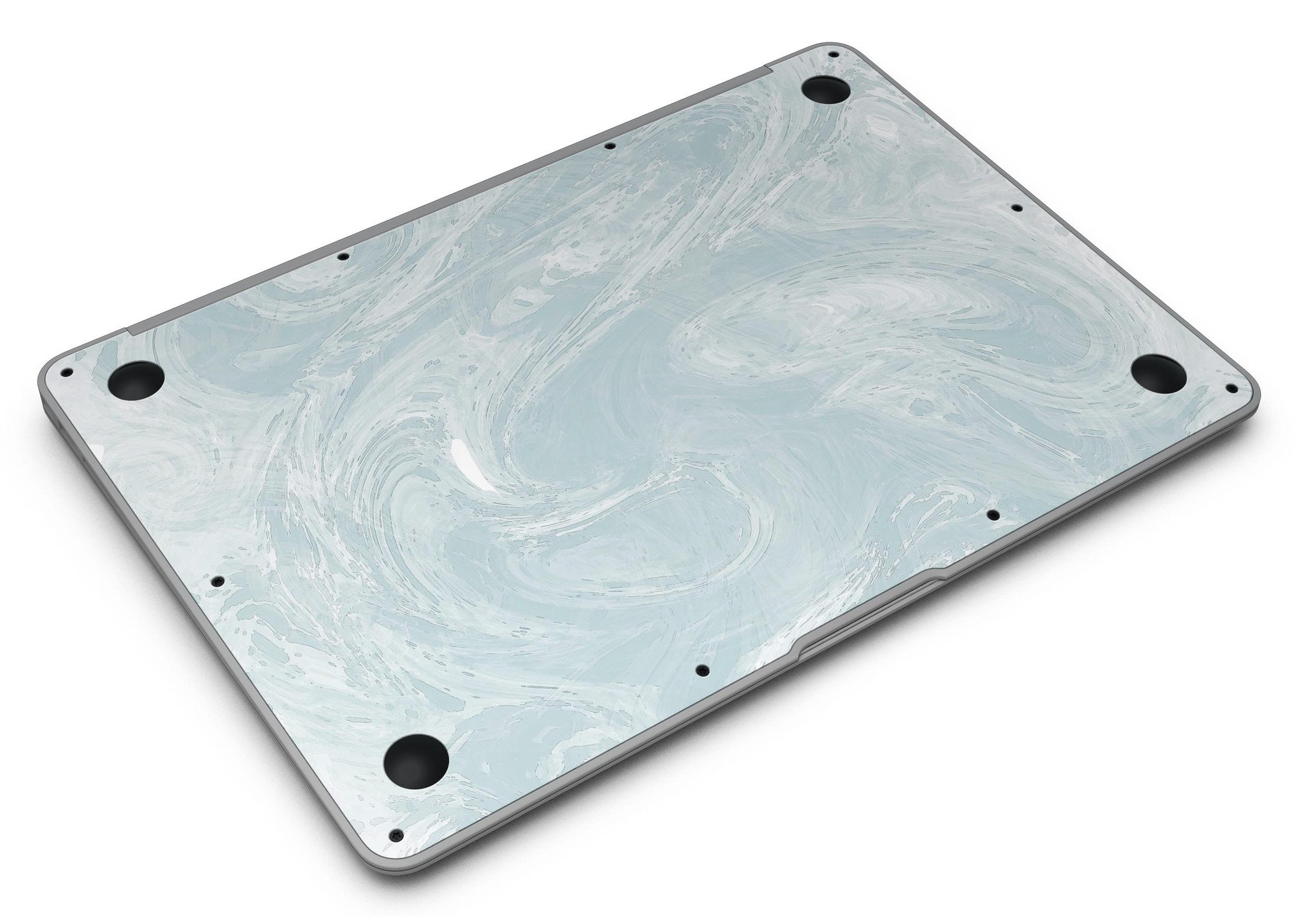 Blue Slate Marble Skin Kit for MacBook Air, showcasing a stylish marble design that protects the device from scratches.