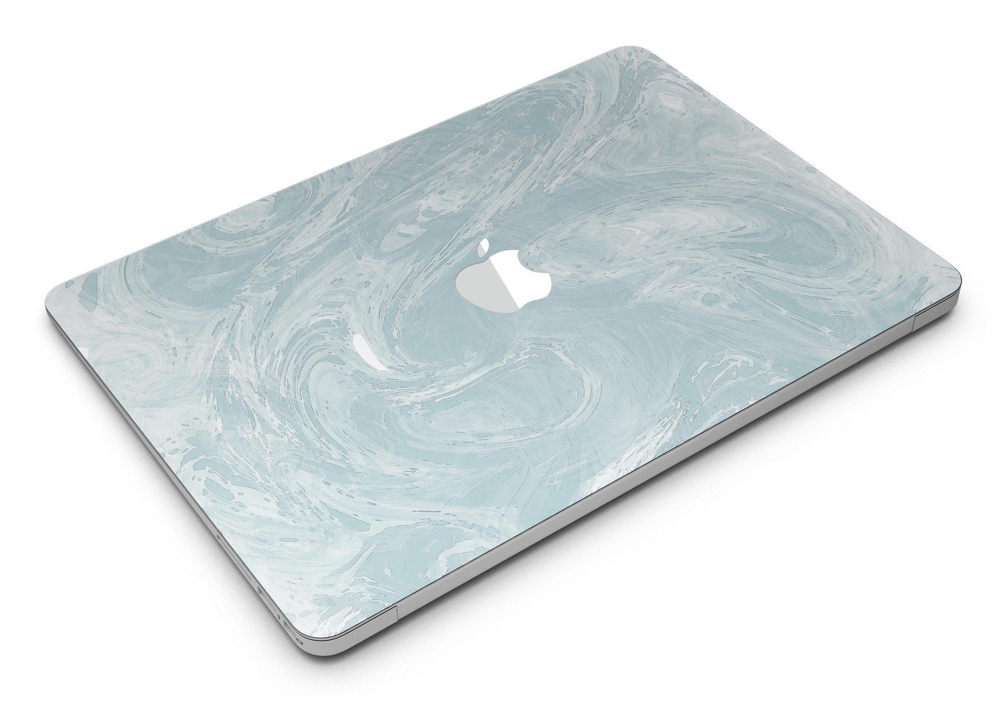 Blue Slate Marble Skin Kit for MacBook Air, showcasing a stylish marble design that protects the device from scratches.