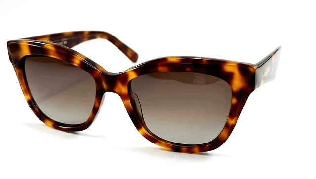 BLUE VALENS BVS011 COL1 cat-eye glasses in brown, featuring a full-rimmed acetate frame designed for women.