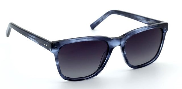 BLUE VALENS BVS004 COL2 full-rimmed square glasses in blue, made from acetate, suitable for unisex wear.