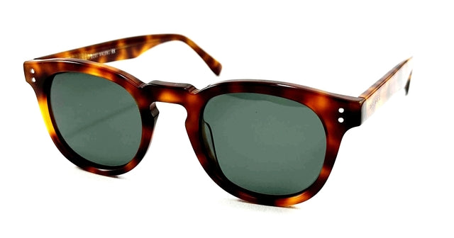 BLUE VALENS BVS009 COL3 unisex glasses with a full-rimmed oval brown acetate frame, designed for comfort and style.