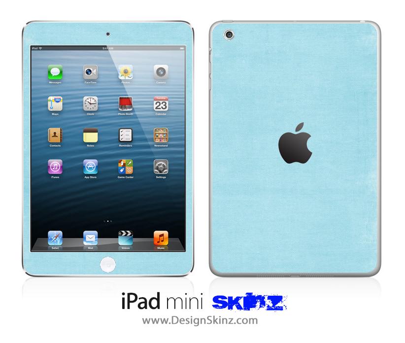 Blue Vintage Texture iPad Skin showcasing a stylish design with a vintage aesthetic, perfect for personalizing and protecting your iPad.