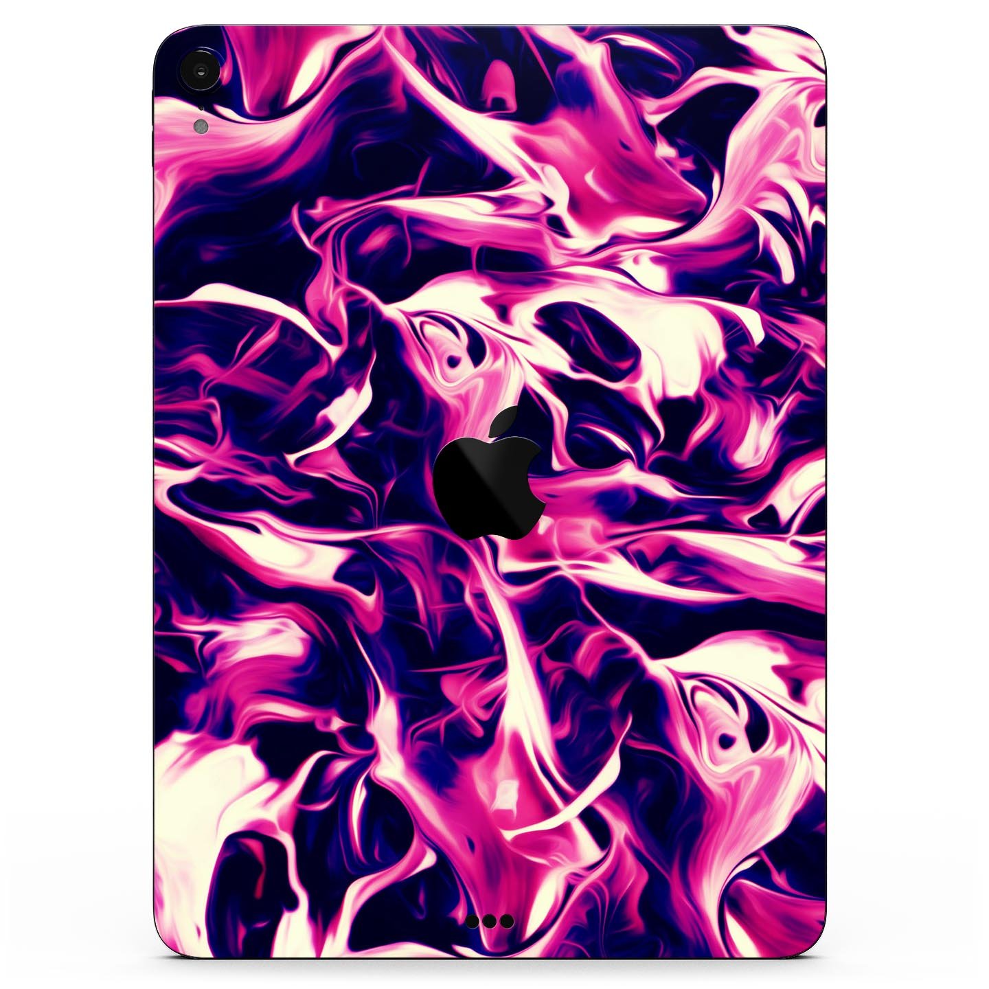 Blurred Abstract Flow V22 skin decal for Apple iPad, showcasing vibrant colors and a sleek design for full body protection.