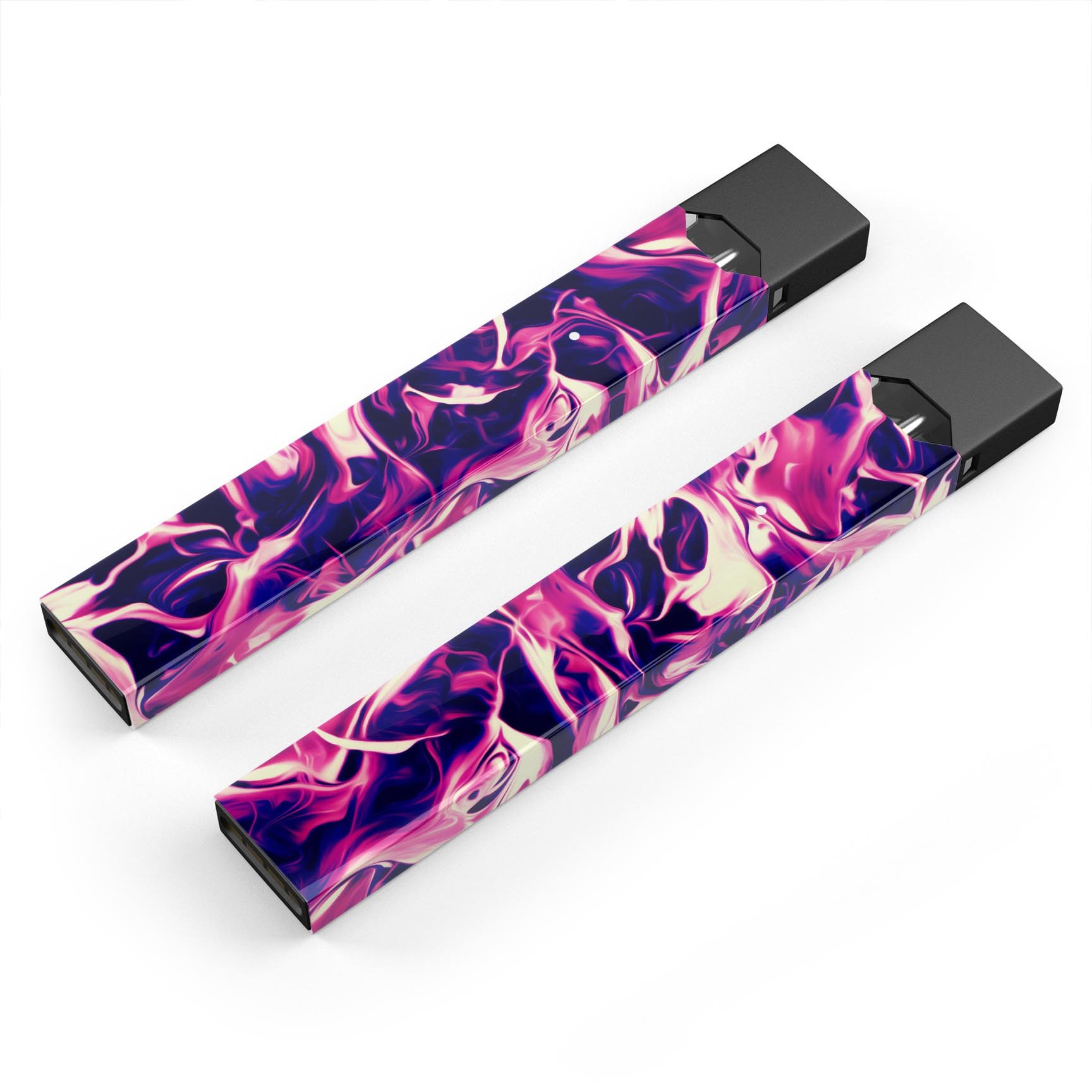 Blurred Abstract Flow V22 skin-wrap sticker designed for JUUL vaping device, showcasing vibrant abstract design and premium quality.