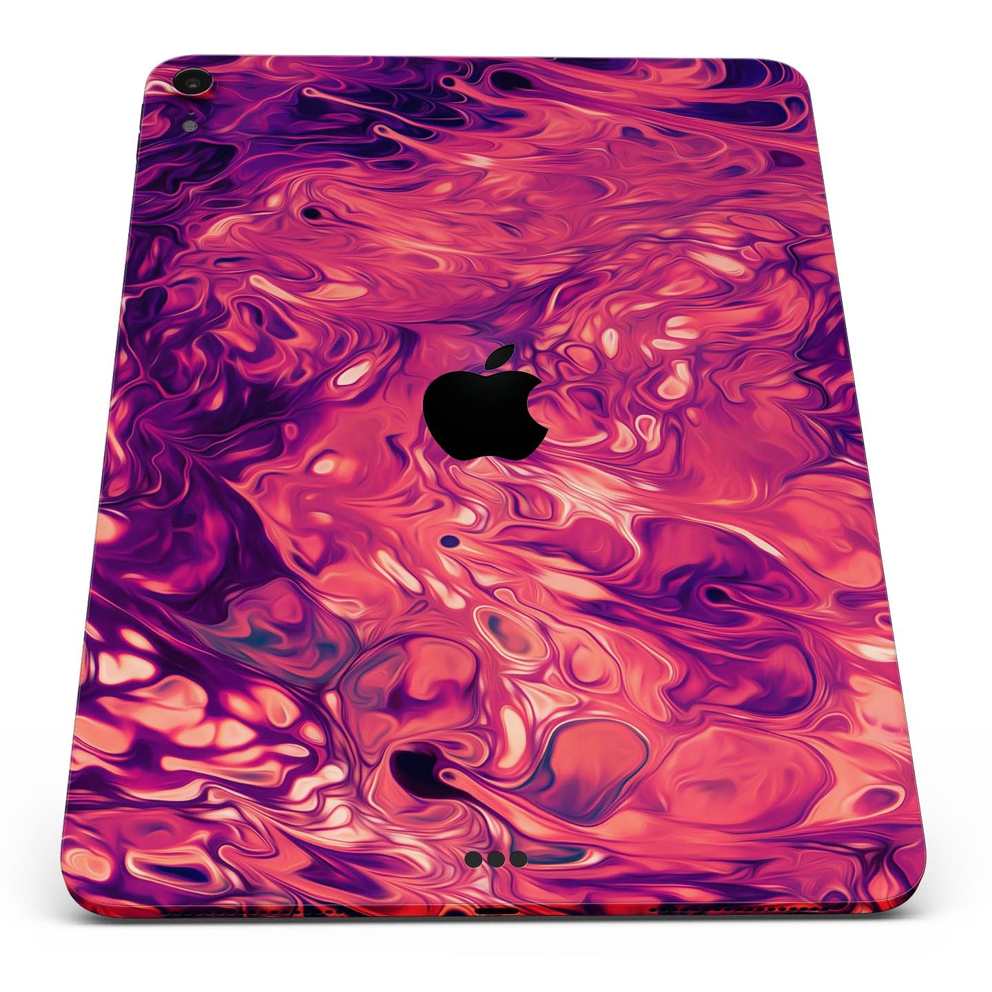 Blurred Abstract Flow V3 skin decal for Apple iPad Pro, showcasing a vibrant abstract design with a smooth finish.