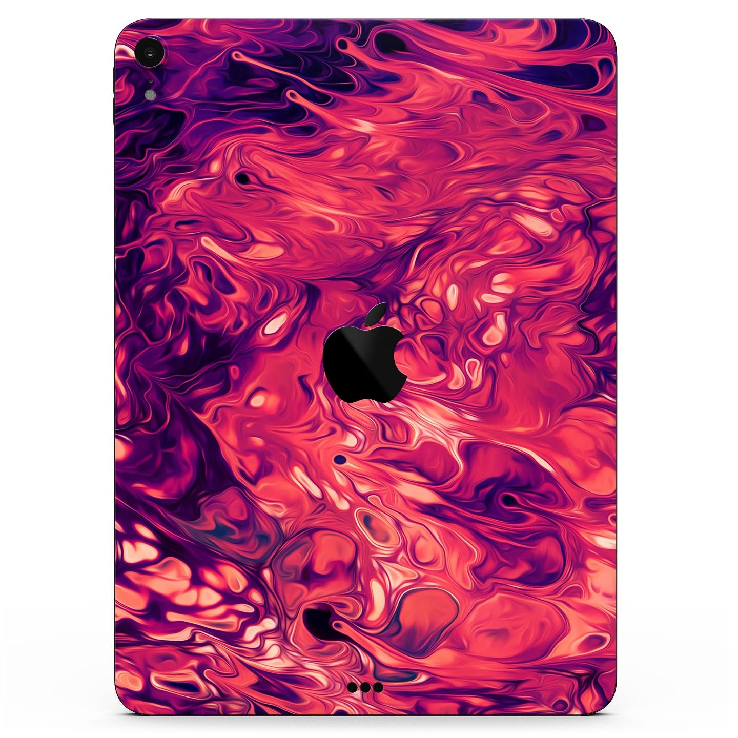 Blurred Abstract Flow V3 skin decal for Apple iPad Pro, showcasing a vibrant abstract design with a smooth finish.