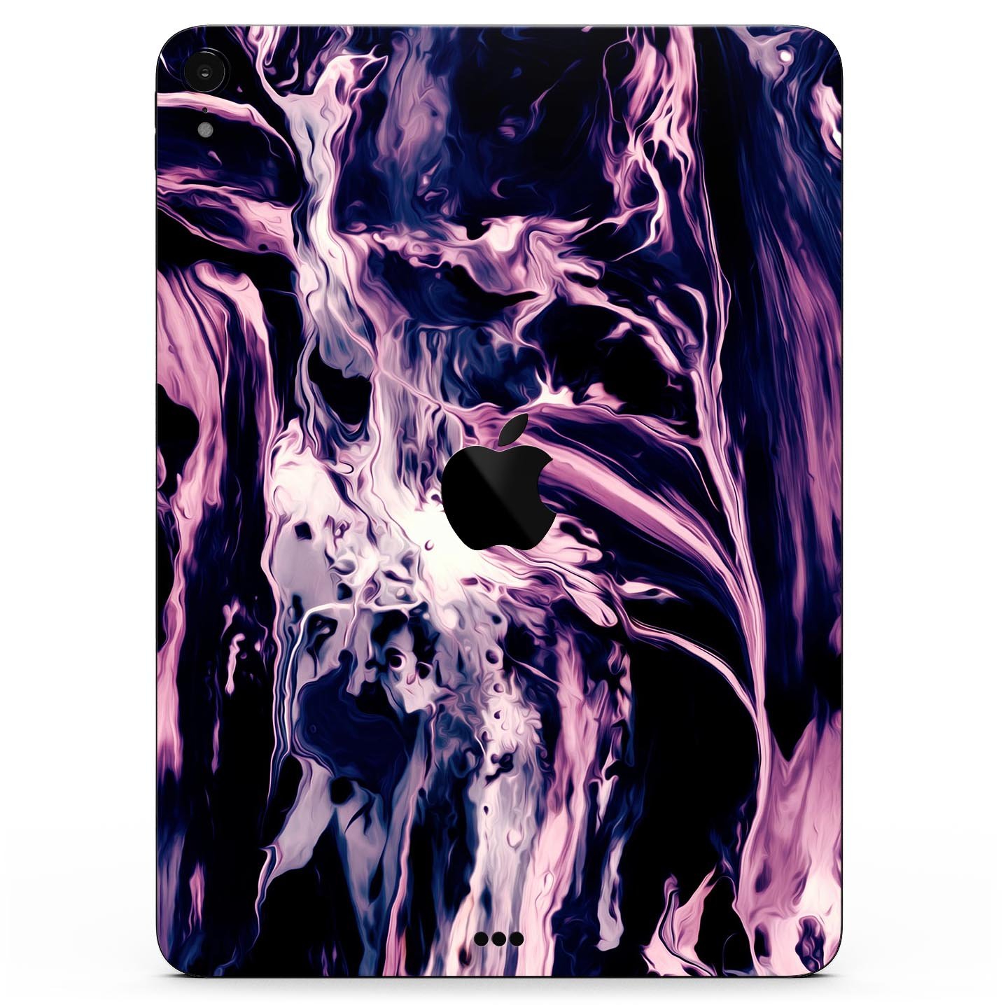 Blurred Abstract Flow V32 skin decal for Apple iPad, showcasing vibrant abstract design and premium 3M material.